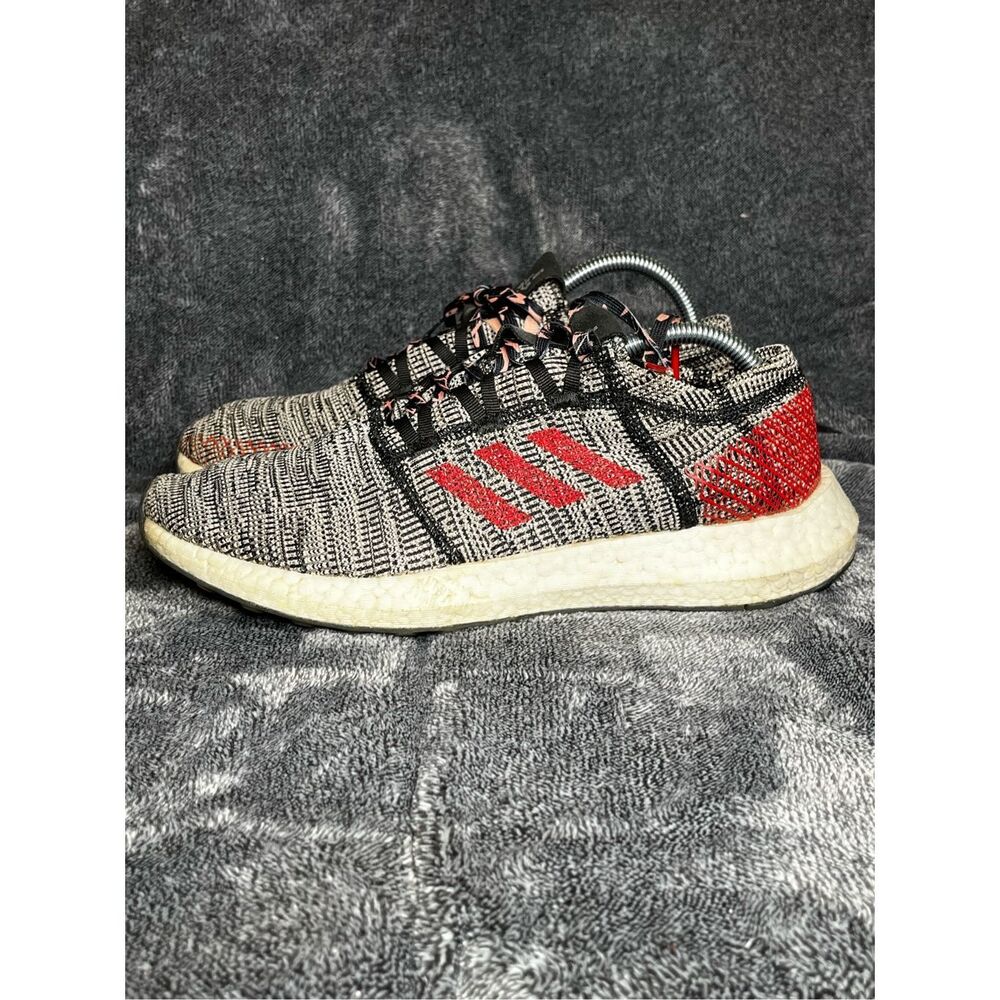 Adidas Mens Pureboost Go Black Running Shoes Sneakers Size 8.5